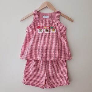 Samara Vintage Gingham Preserves Matching Set